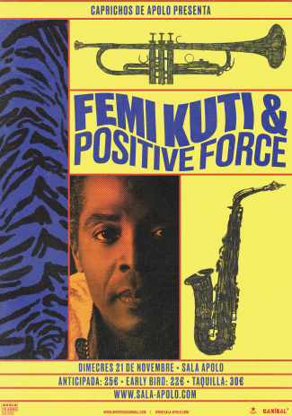 Caprichos de Apolo presents: Femi Kuti & The Positive Force