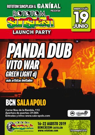 Launch Party Rototom: Panda Dub + Alex Serra