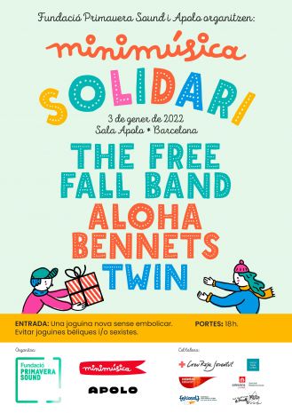 Fundació Primavera Sound presenta: Minimúsica Solidari | The Free Fall Band + Twin + Aloha Bennets