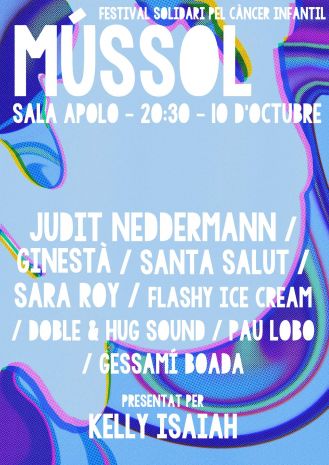 Festival Mússol: Judit Neddermann + Santa Salut + Pau Lobo + Kelly Isaiah i més