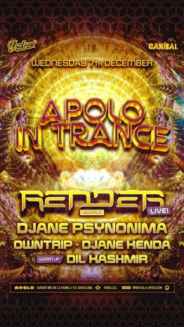 Caníbal presents: Apolo in TRANCE 9h Experience | La P'tite Fumée + International DJ's session |