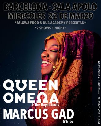 Culto Caníbal presenta: Queen Omega & The Royal Souls + Marcus Gad & Tribe