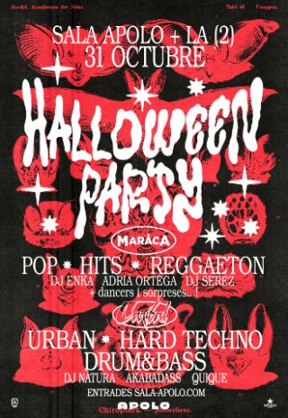 Halloween Party | Maraca: DJ ENKA + ADRIÀ ORTEGA + DJ SEREZ