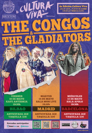 Culto Caníbal presenta: The Congos & The Gladiators