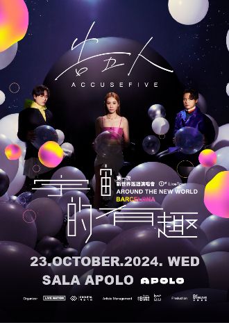 ACCUSEFIVE First Live Tour - AROUND THE NEW WORLD IN BARCELONA