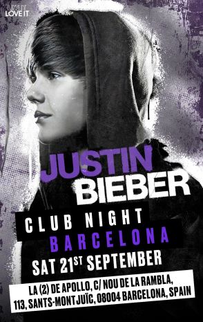 Justin Bieber Club Night