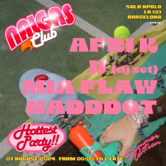 NALGAS Club | Summer Edition: JJ (dj set) + Mia Flaw + Naddot + Soffmae