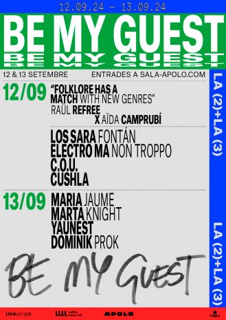 Be My Guest: Barcelona Edition x Liveurope | "Folklore has a match with new genres" xerrada amb Raül Refree