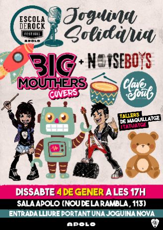 Joguina Solidària | Concert Benèfic de Reis amb Escola de Rock