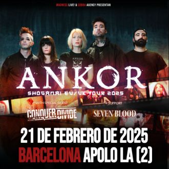 ANKOR Shoganai EU/UK Tour 2025 | Ankor + Conquer Divide + Seven Blood