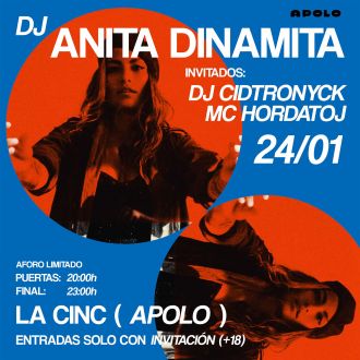 Ana Tijoux aka Dj Anita Dinamita (DJ SET)