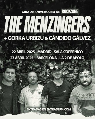 20º Aniversario de Rockzone | The Menzingers + Gorka Urbizu & Cándido Gálvez