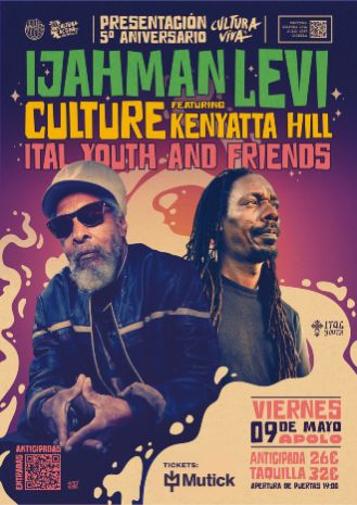 Ijahman Levi + Culture feat Kenyatta Hill