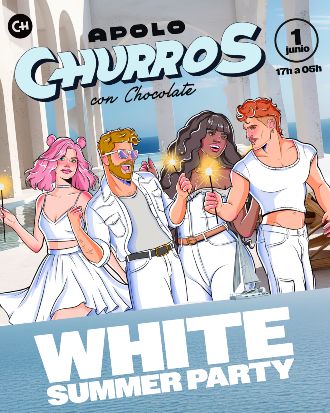 Churros con Chocolate | Summer in white Party