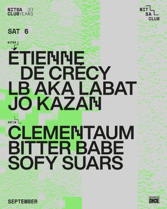 Nitsa: Étienne de Crécy + LB aka LABAT + Jo Kazan