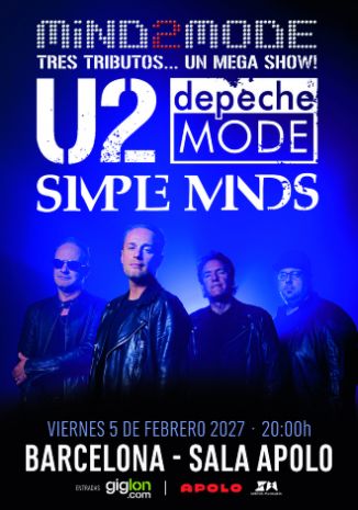 Mind2Mode | Tributo a Simple Minds, Depeche Mode i U2