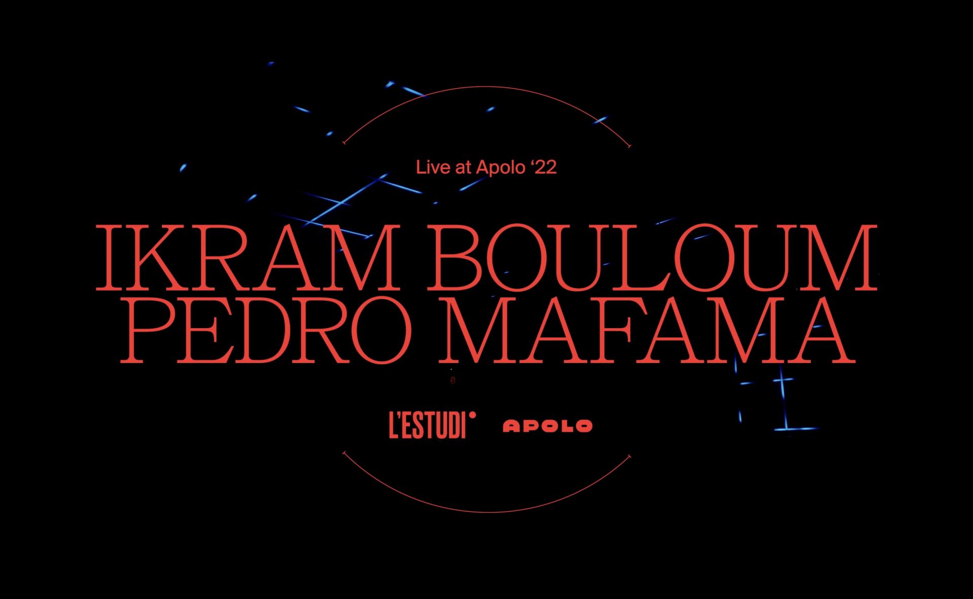 RESIDENCIA LIVEUROPE x APOLO | una semana en L'Estudi con Ikram Bouloum + Pedro Mafama + MANS O